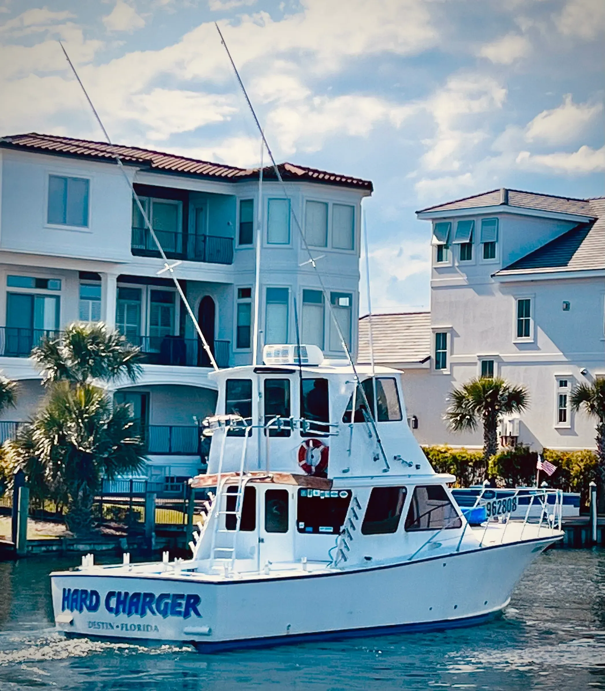 The fishing boat Hard Charger in Destin